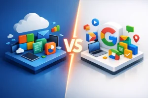 Microsoft 365 מול Google Workspace - מה עדיף?